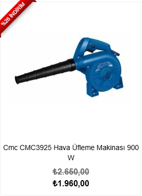 Cmc CMC3925 Hava Üfleme Makinası 900 W