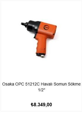 Osaka OPC 51212C Havalı Somun Sökme 1/2