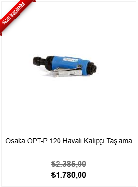 Osaka OPT-P 120 Havalı Kalıpçı Taşlama