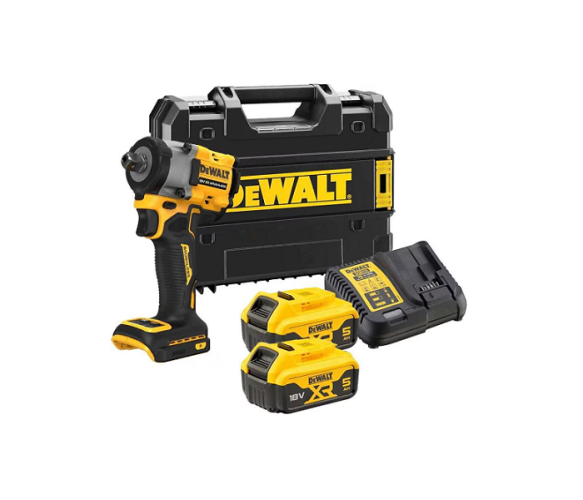 Dewalt DCF922P2T Çift Akülü Somun Sıkma - Kömürsüz 18 V 5 Ah - 0